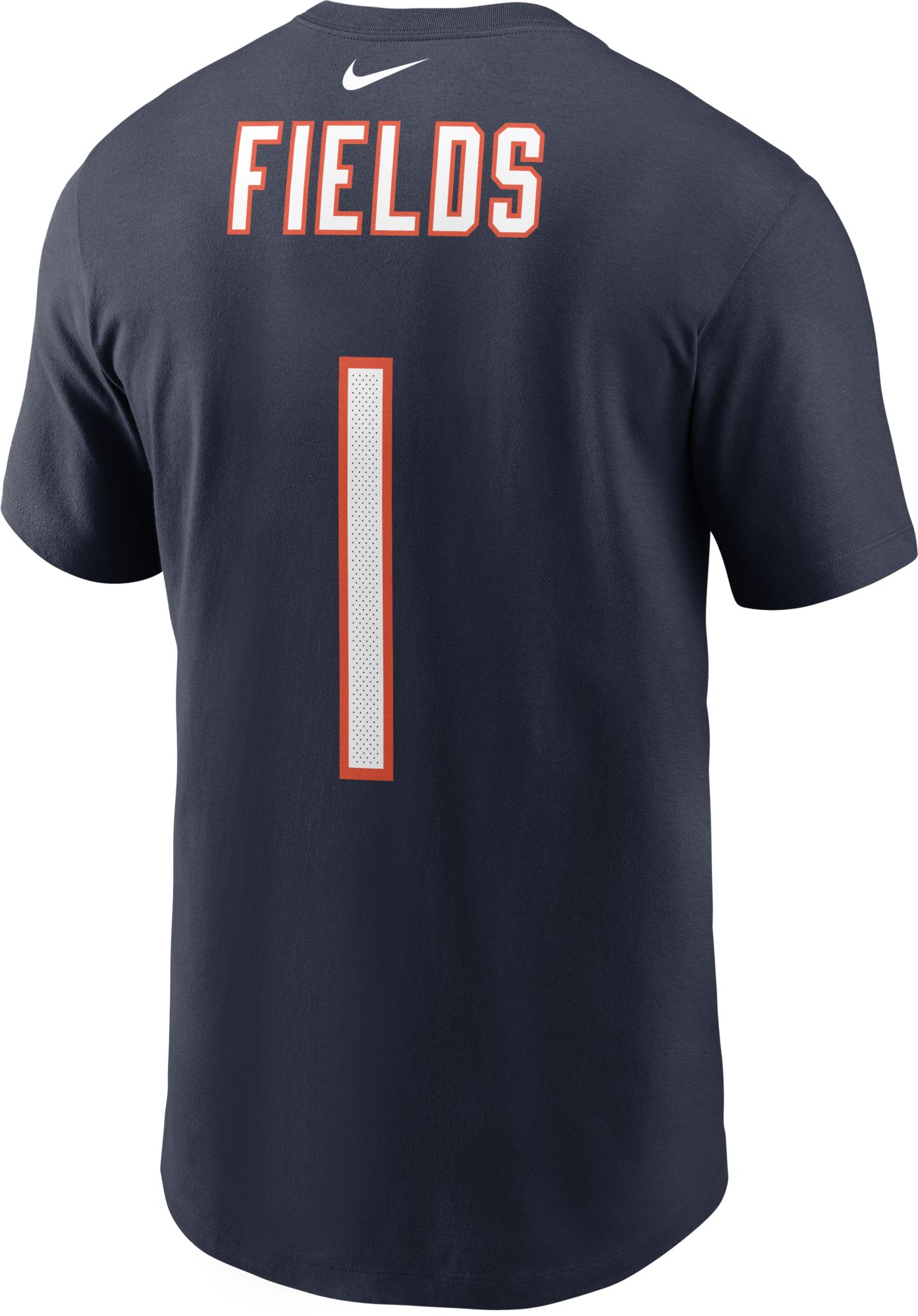 Nike Adult Chicago Bears Justin Fields #1 Navy Short-Sleeve T-Shirt product image