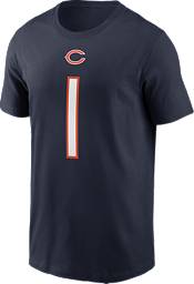 Nike Adult Chicago Bears Justin Fields #1 Navy Short-Sleeve T-Shirt | DICK'S Sporting Goods