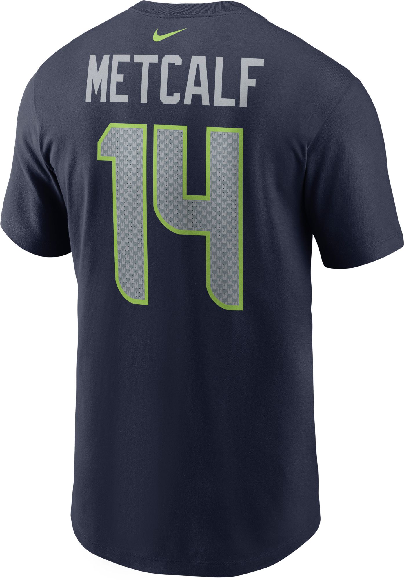 Nike Men's Seattle Seahawks DK Metcalf #14 Navy T-Shirt