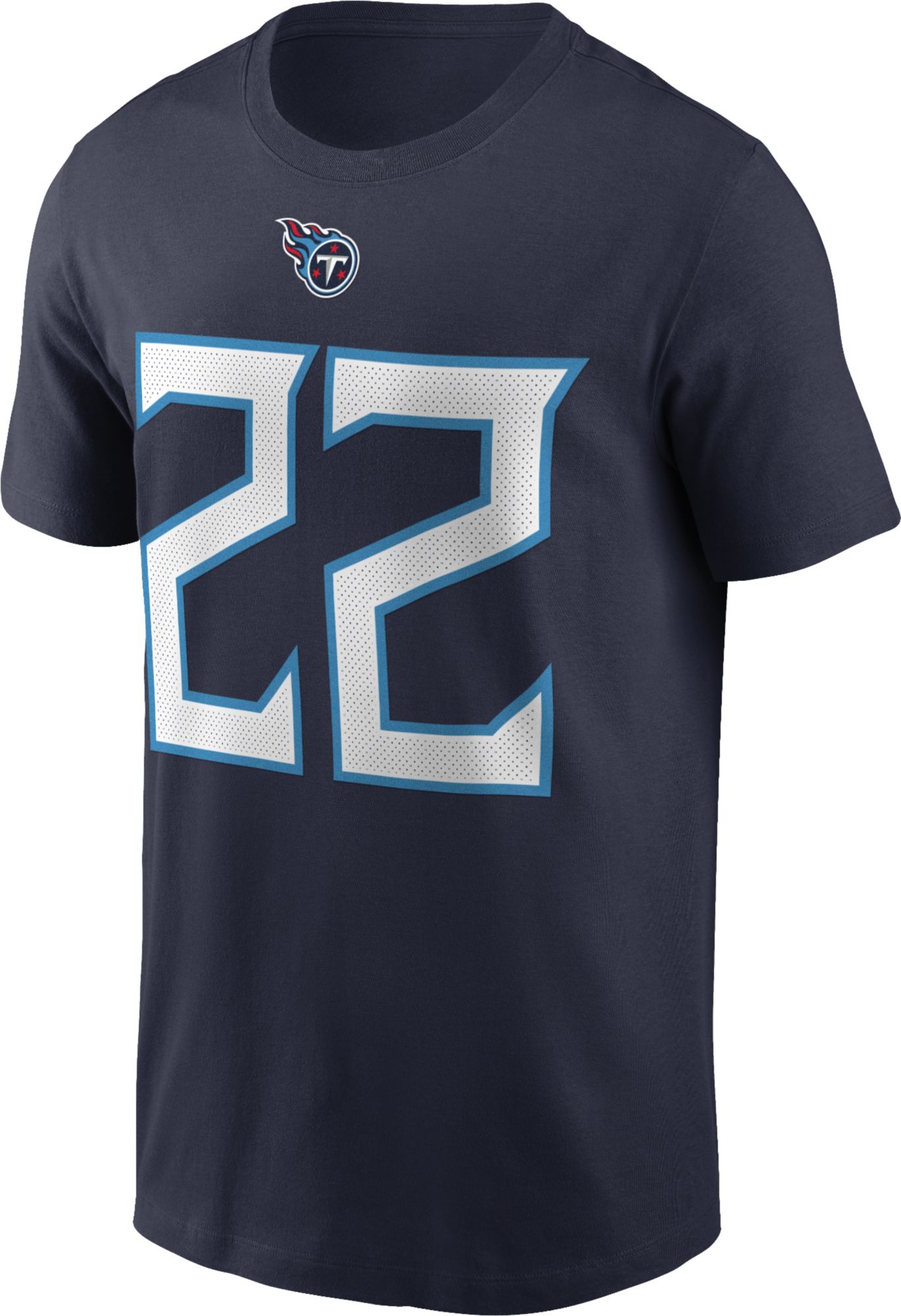 Nike Men's Tennessee Titans Derrick Henry #22 College Navy T-Shirt