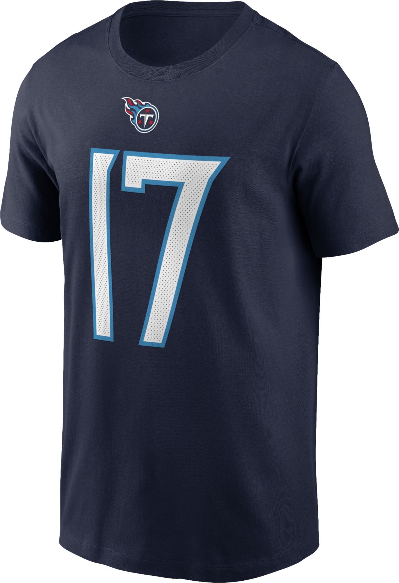 Nike Men's Tennessee Titans Ryan Tannehill #17 College Navy T-Shirt