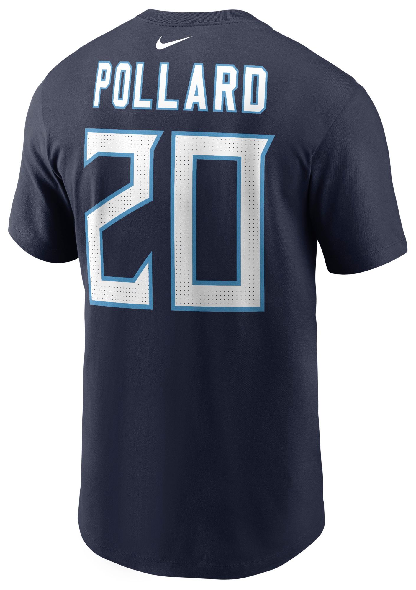 Nike Men's Tennessee Titans Tony Pollard #20 Navy T-Shirt product image
