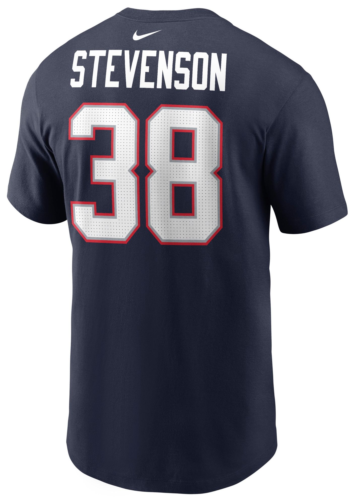 Nike Men's New England Patriots Rhamondre Stevenson #38 College Navy T-Shirt product image