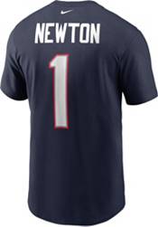 Nike Men's New England Patriots Cam Newton #1 Navy T-Shirt product image