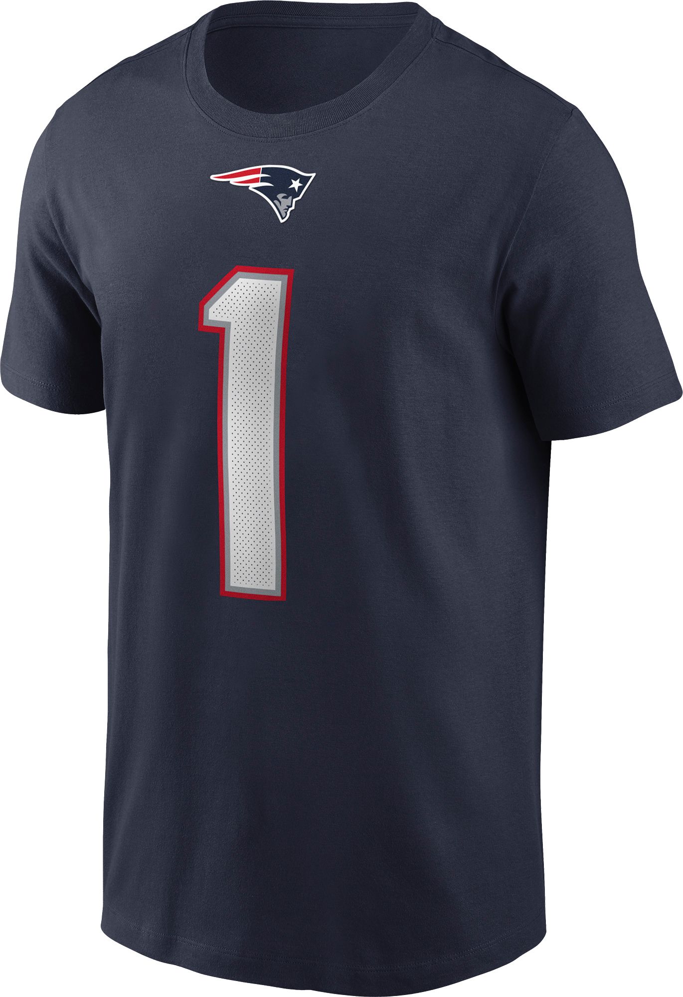 Nike Men's New England Patriots Cam Newton #1 Navy T-Shirt product image