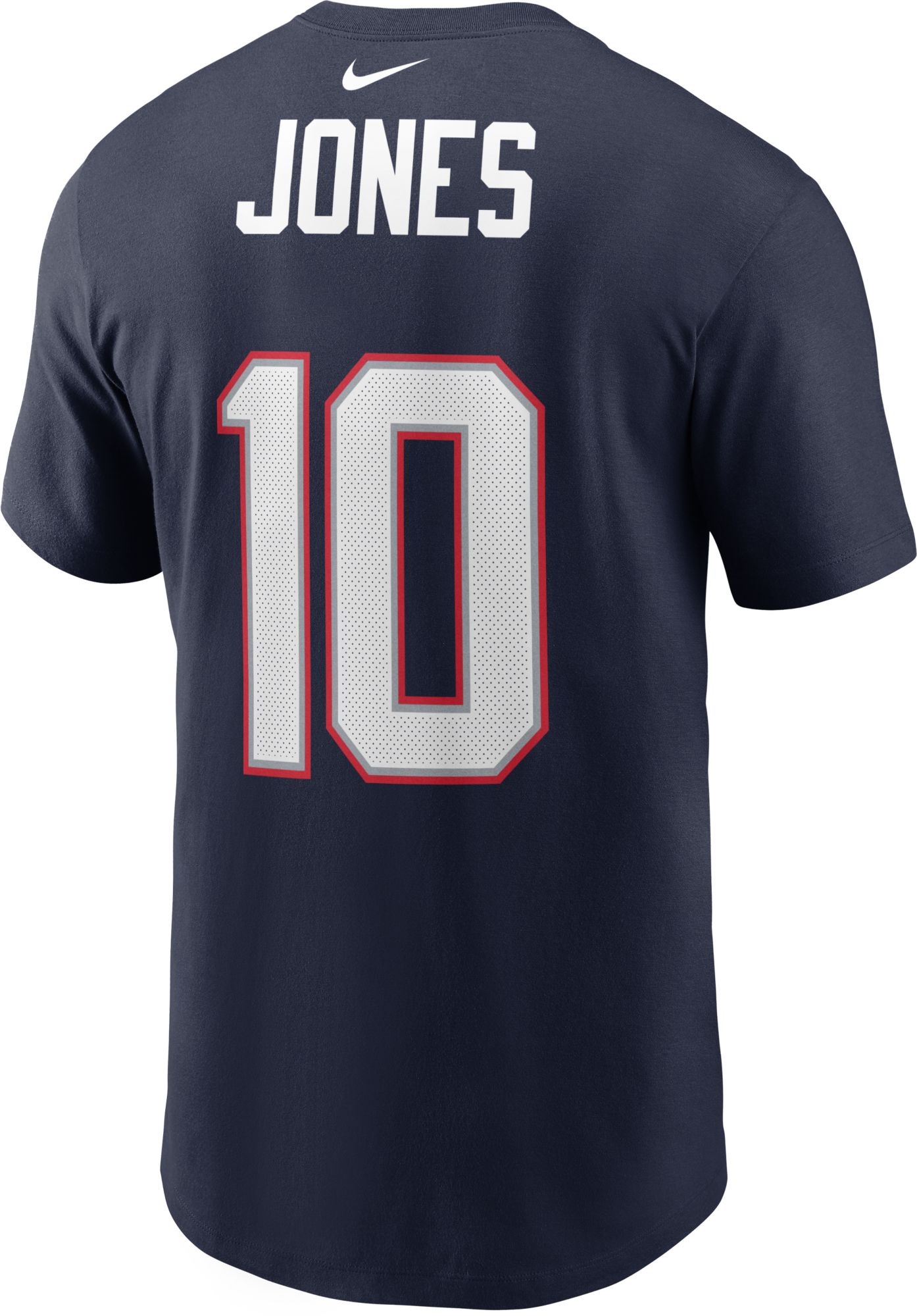 Nike Men's New England Patriots Mac Jones #10 Navy T-Shirt product image