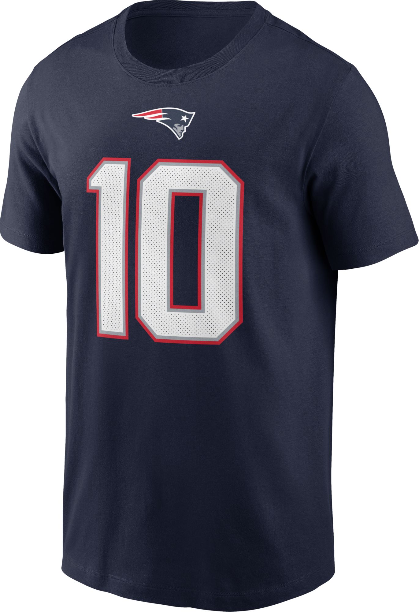 Nike Men's New England Patriots Mac Jones #10 Navy T-Shirt product image