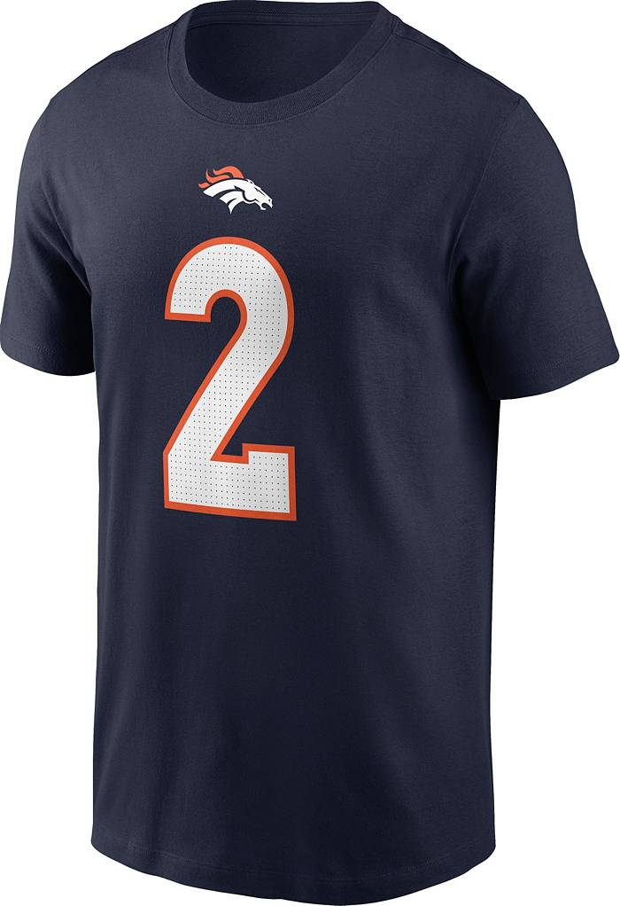 Nike Men's Denver Broncos Patrick Surtain II #2 Navy T-Shirt
