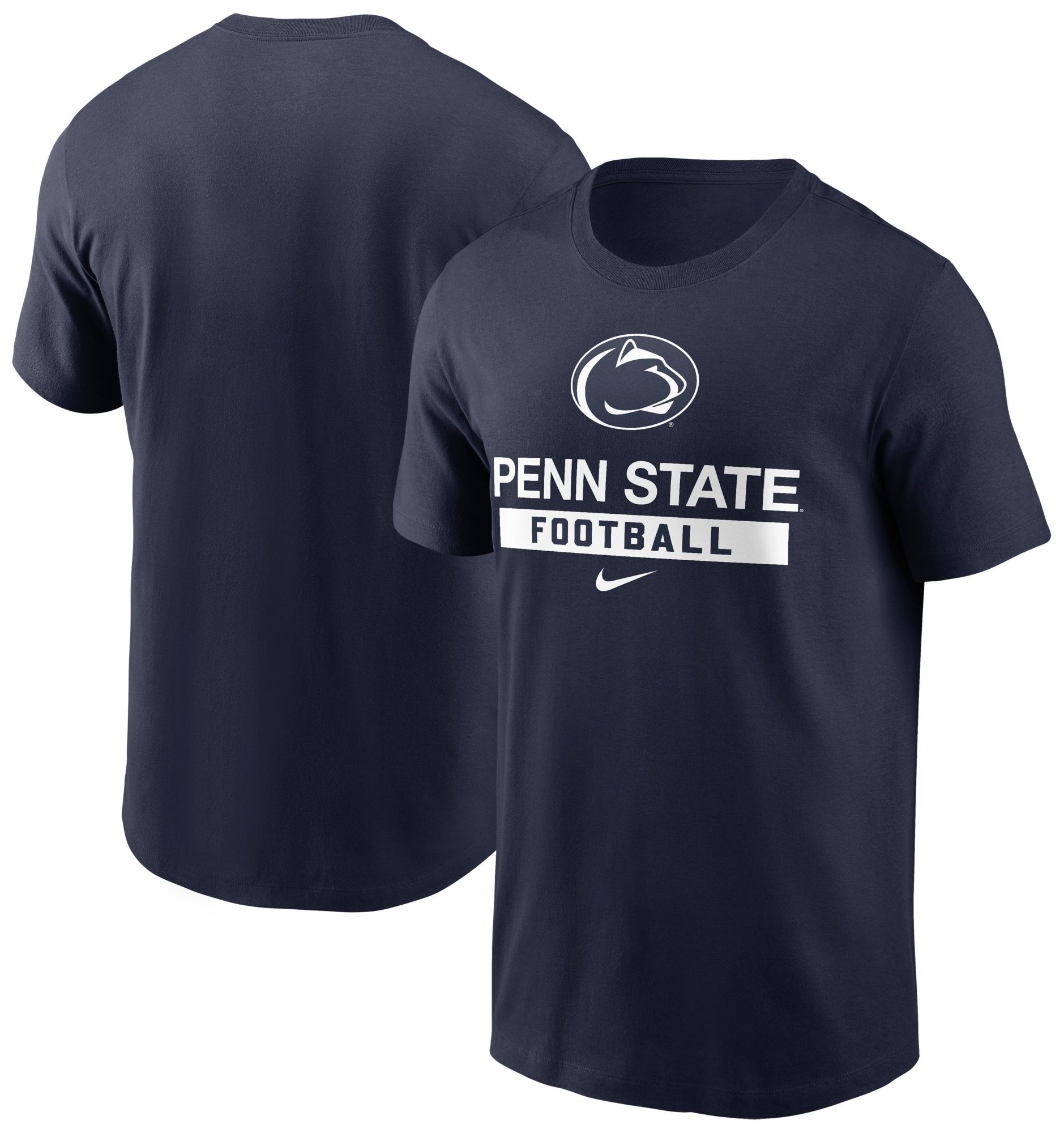 Nike Men's Penn State Nittany Lions Navy Football T-Shirt product image