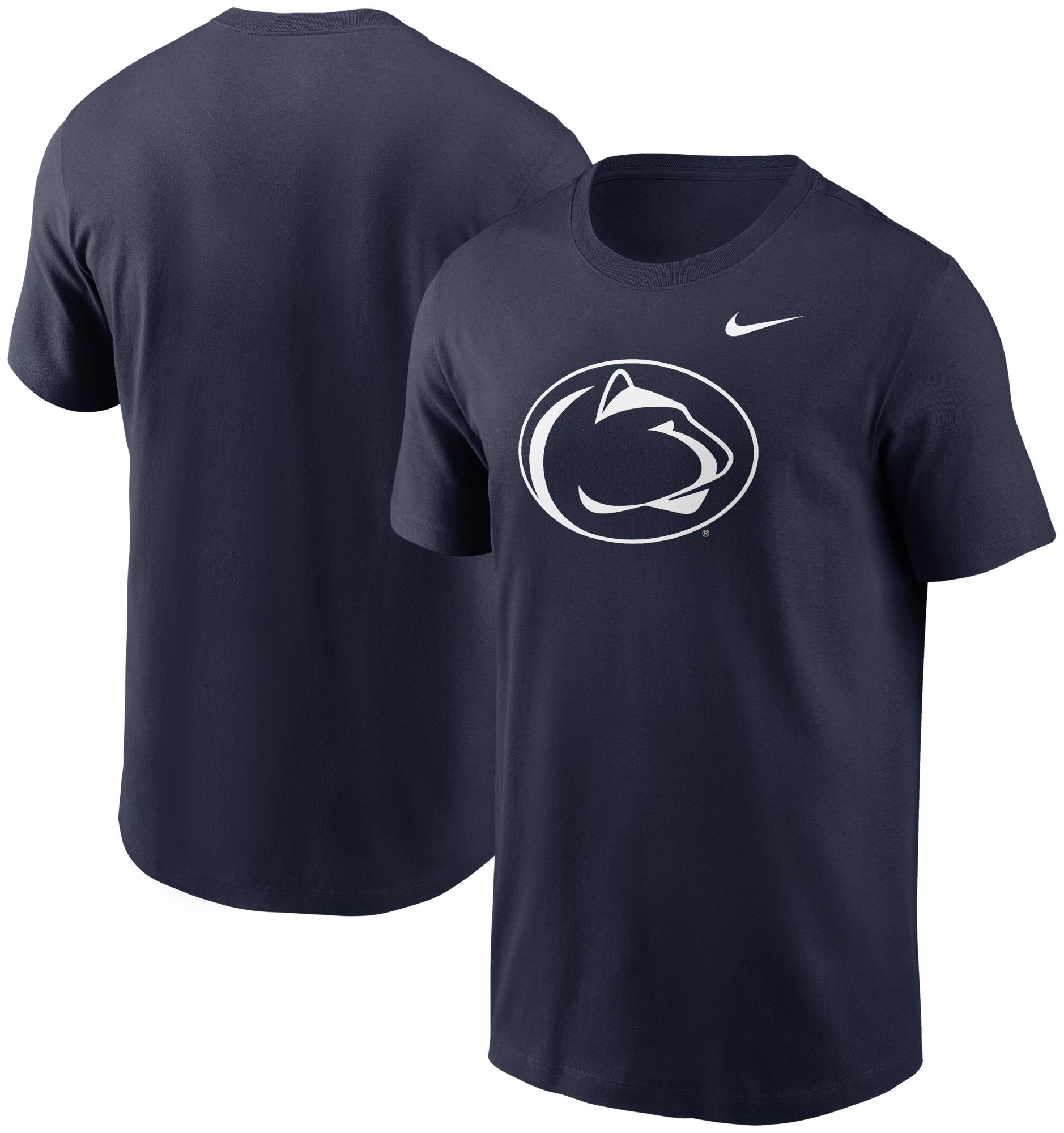 Nike Men's Penn State Nittany Lions Navy Core Cotton Logo T-Shirt product image