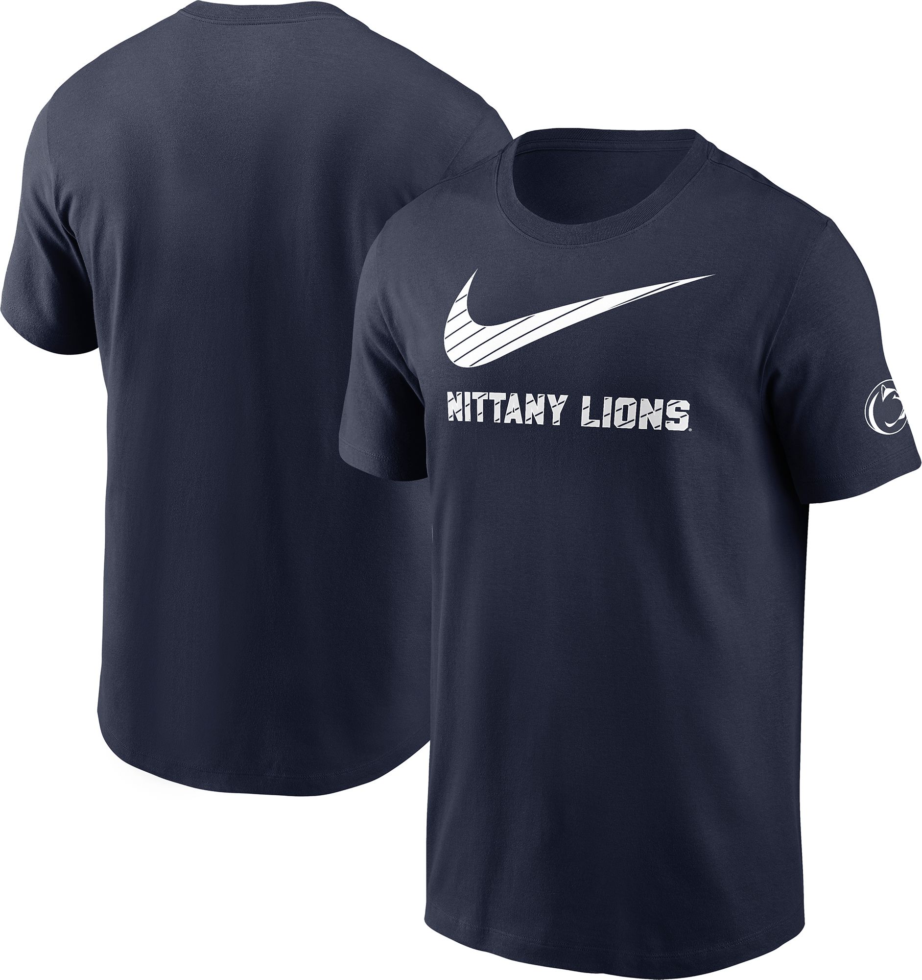 Nike Men's Penn State Nittany Lions Navy Swoosh Logo T-Shirt product image