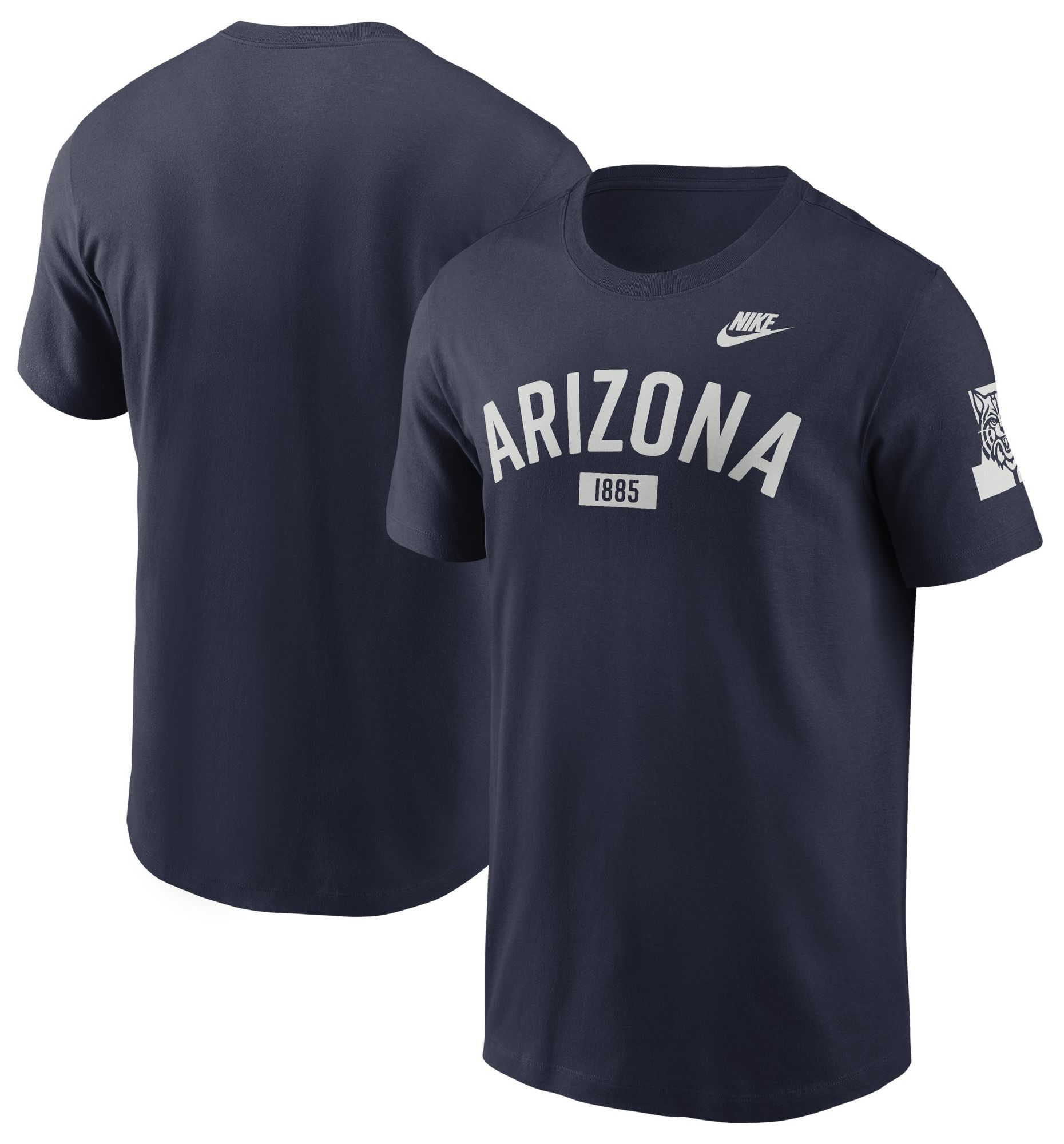 Nike Men's Arizona Wildcats College Navy Legacy Cotton T-Shirt product image
