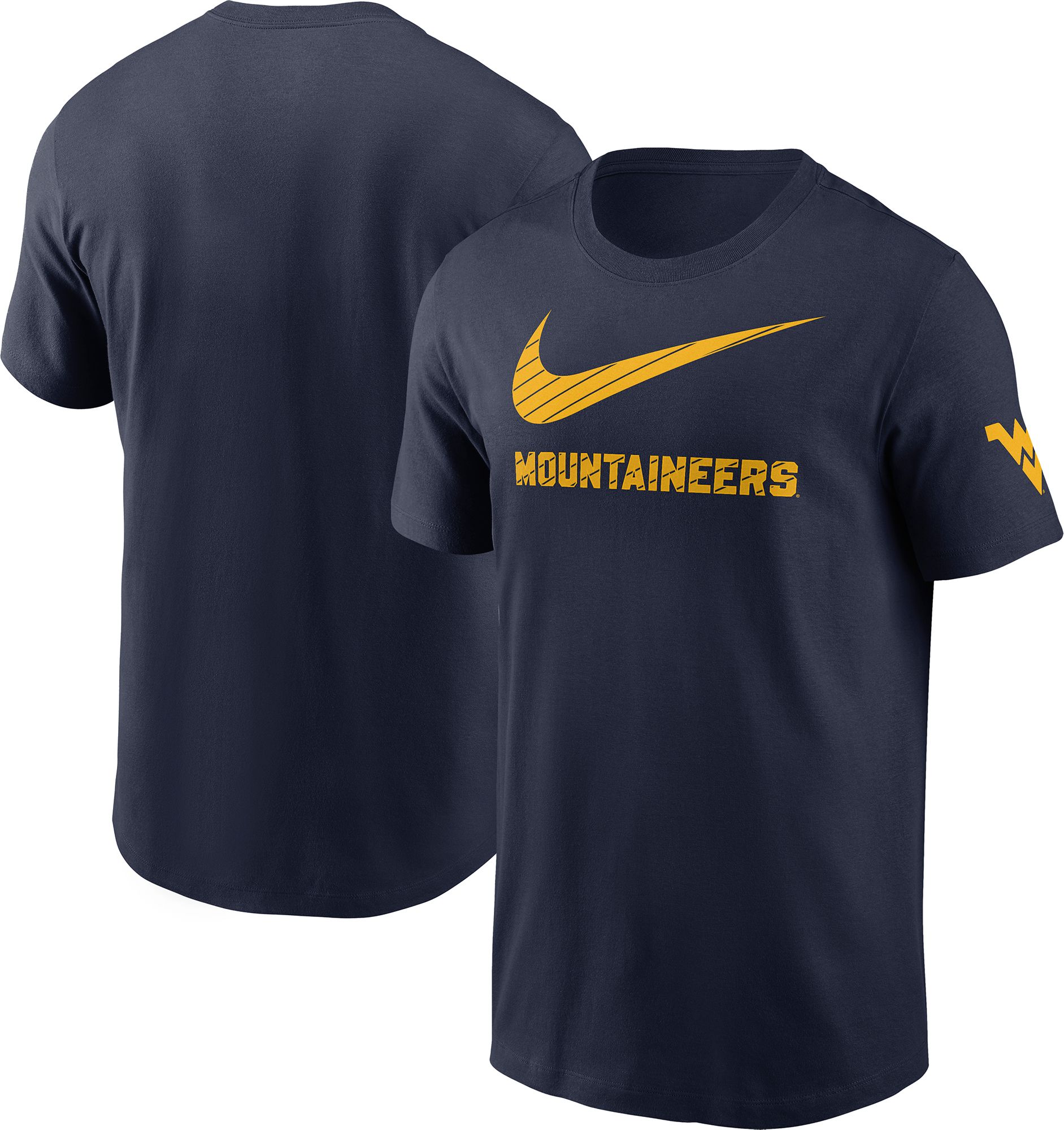 Nike Men's West Virginia Mountaineers Navy Swoosh Logo T-Shirt product image