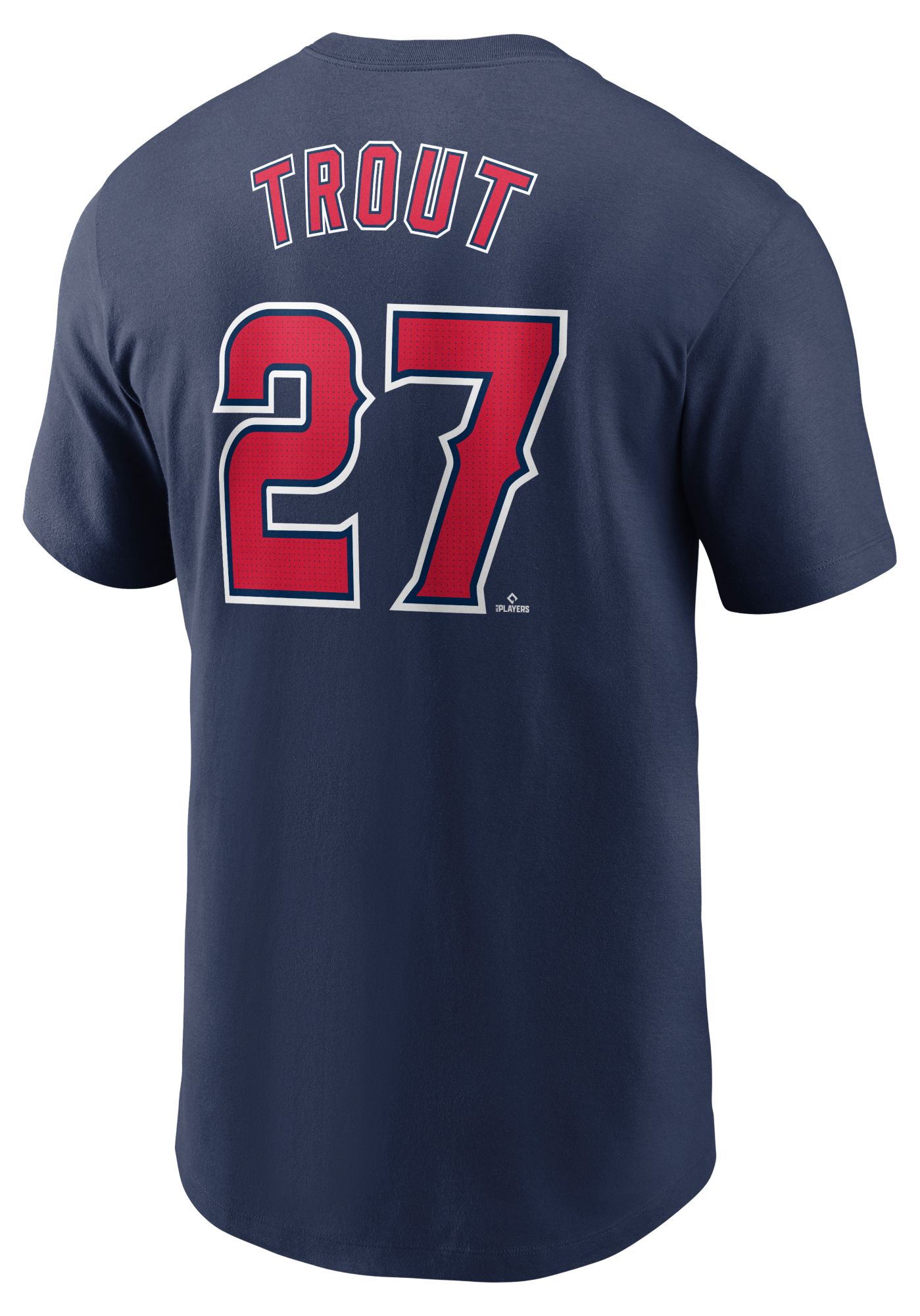 Nike Men's Los Angeles Angels Mike Trout #27 Navy T-Shirt product image