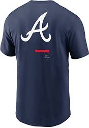 Nike Men's Atlanta Braves Navy Over Shoulder T-Shirt product image