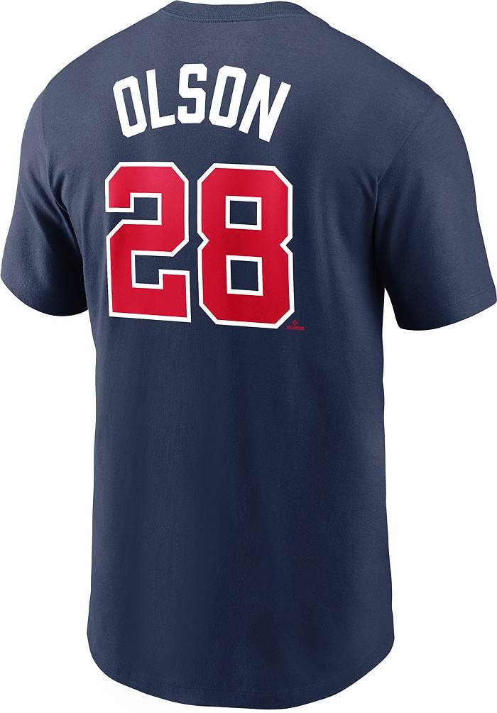 Matt Olson Atlanta Braves Men's Red Roster Name & Number T-Shirt 