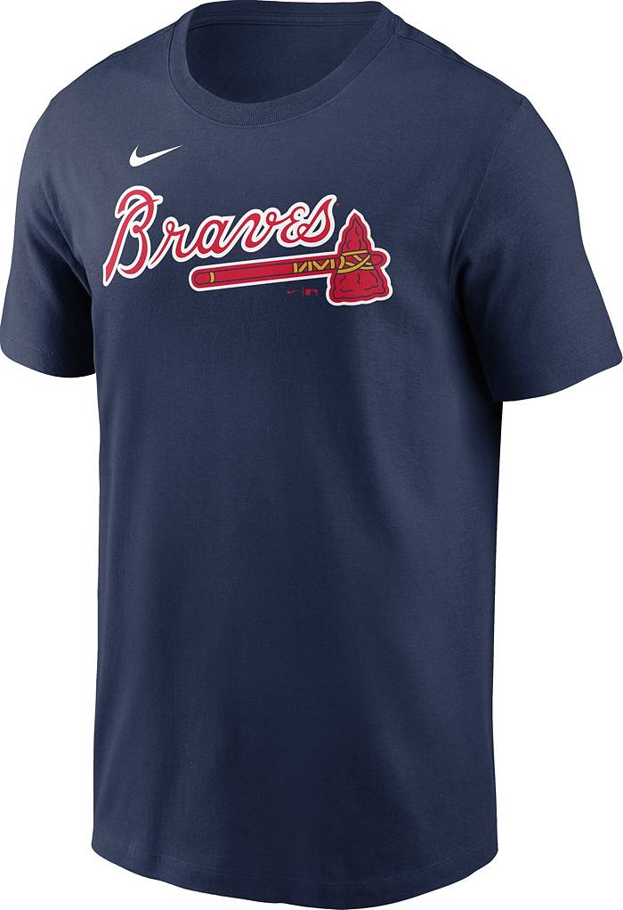 Nike Men's Atlanta Braves Matt Olson #28 Navy T-Shirt