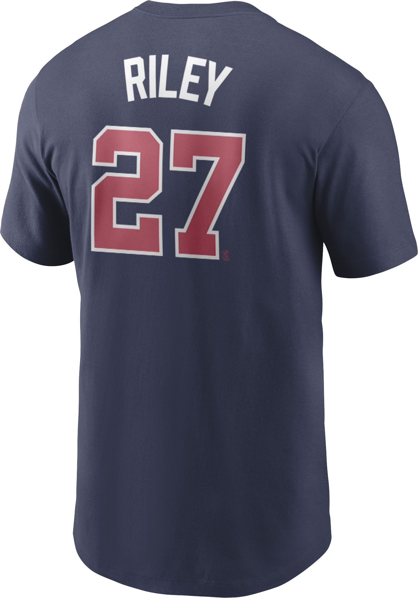 Nike Men's Atlanta Braves Austin Riley #27 Navy T-Shirt product image