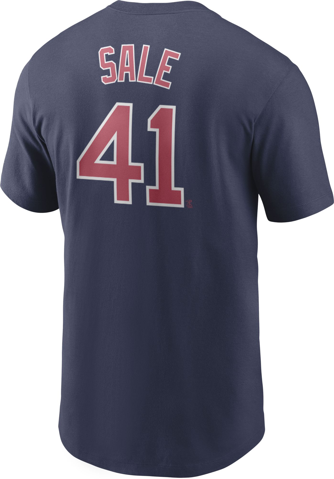 Nike Men's Boston Red Sox Chris Sale #41 Navy T-Shirt product image