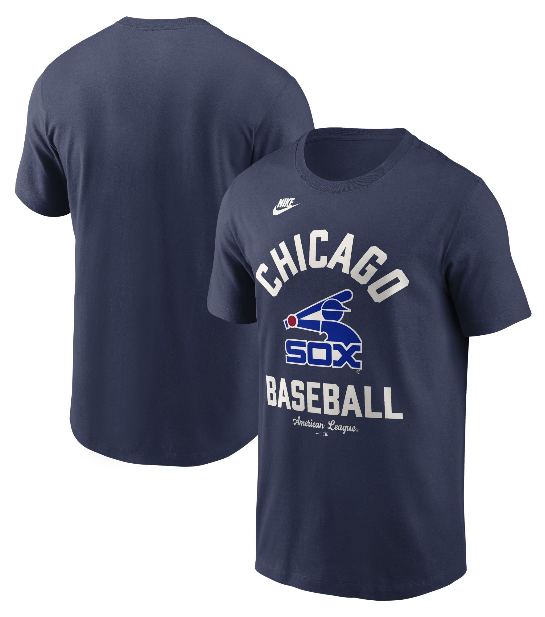 Nike Men's Chicago White Sox Navy Arch Logo Cooperstown T-Shirt product image