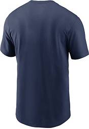 Nike Detroit Tigers Navy Dri-FIT Game 3/4 Sleeve Henley T-Shirt