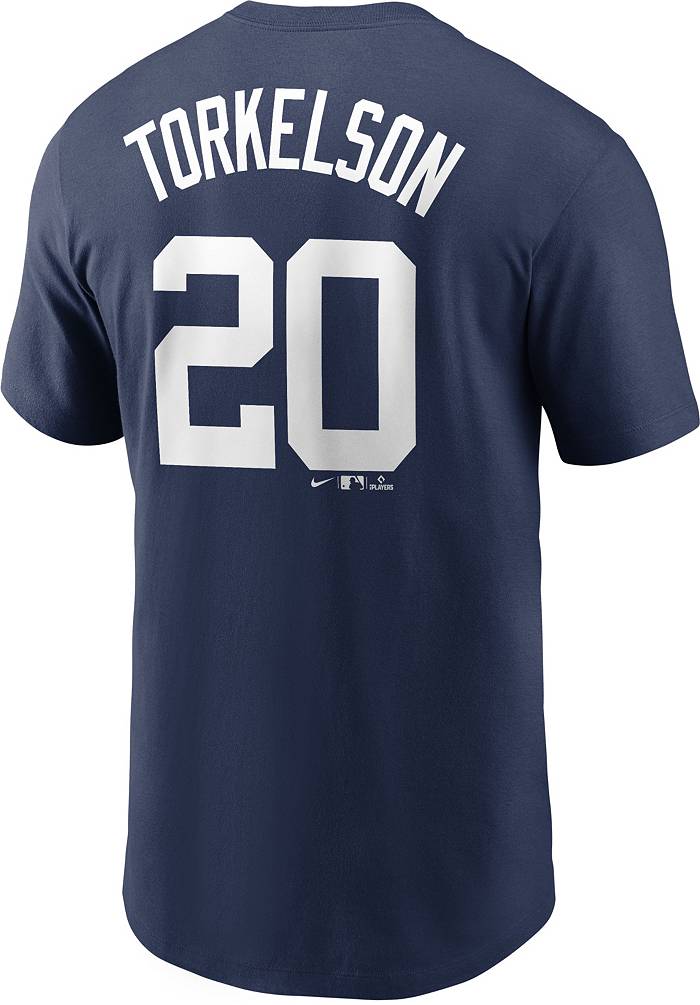 Nike Men's Detroit Tigers Spencer Torkelson #20 Navy T-Shirt
