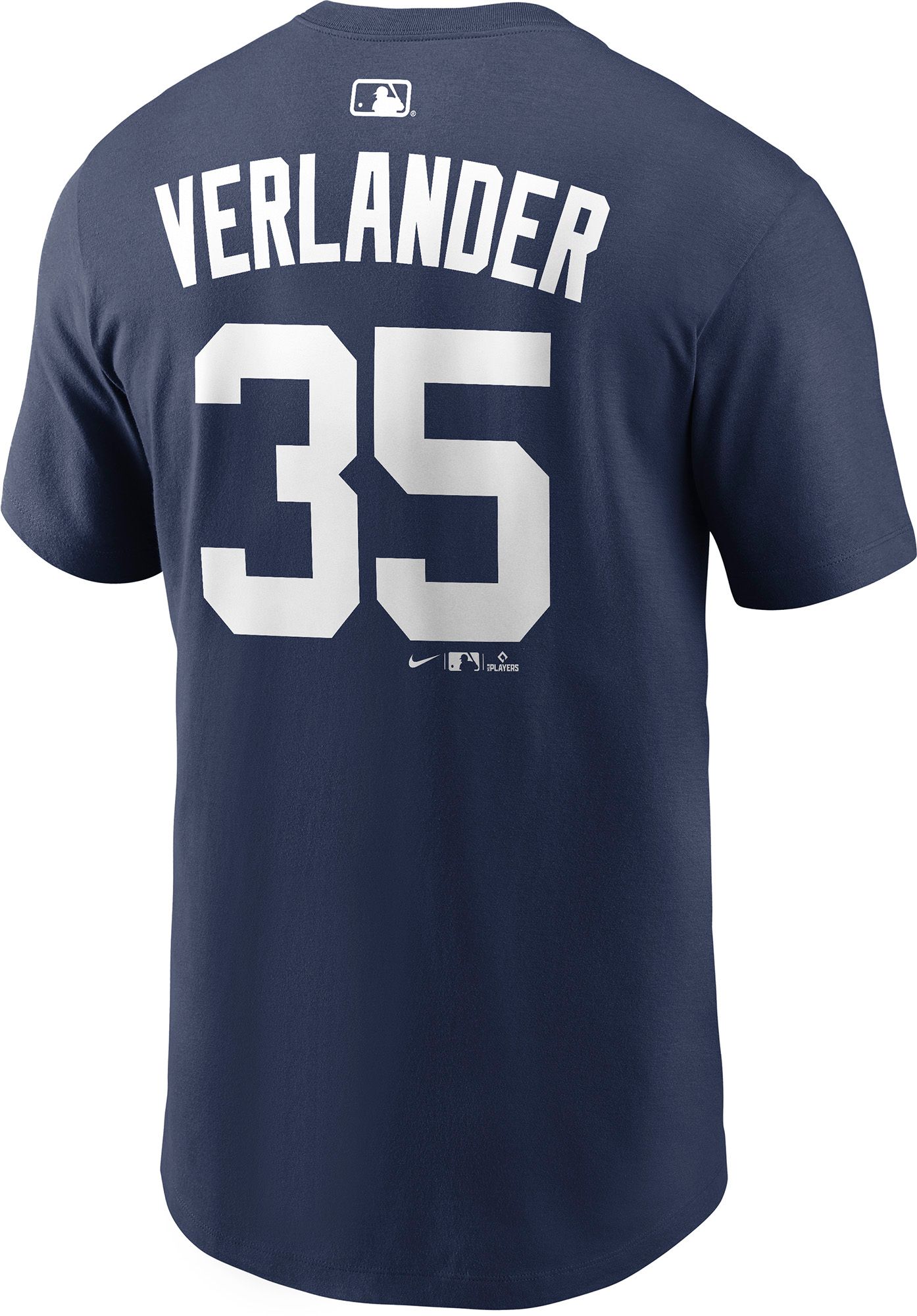 Nike Men's Detroit Tigers Navy Justin Verlander #35 T-Shirt product image