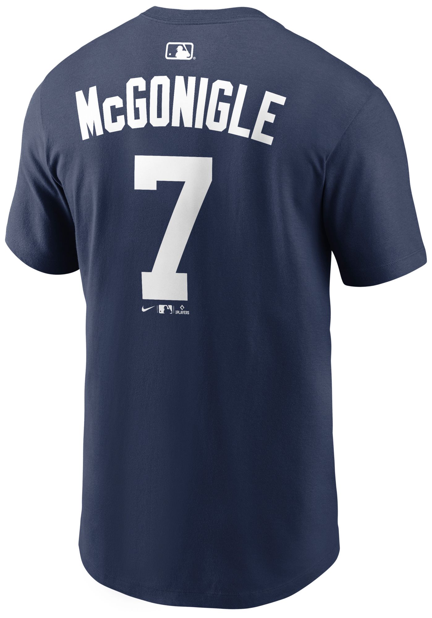 Nike Men's Detroit Tigers Navy Kevin McGonigle #7 Home T-Shirt product image
