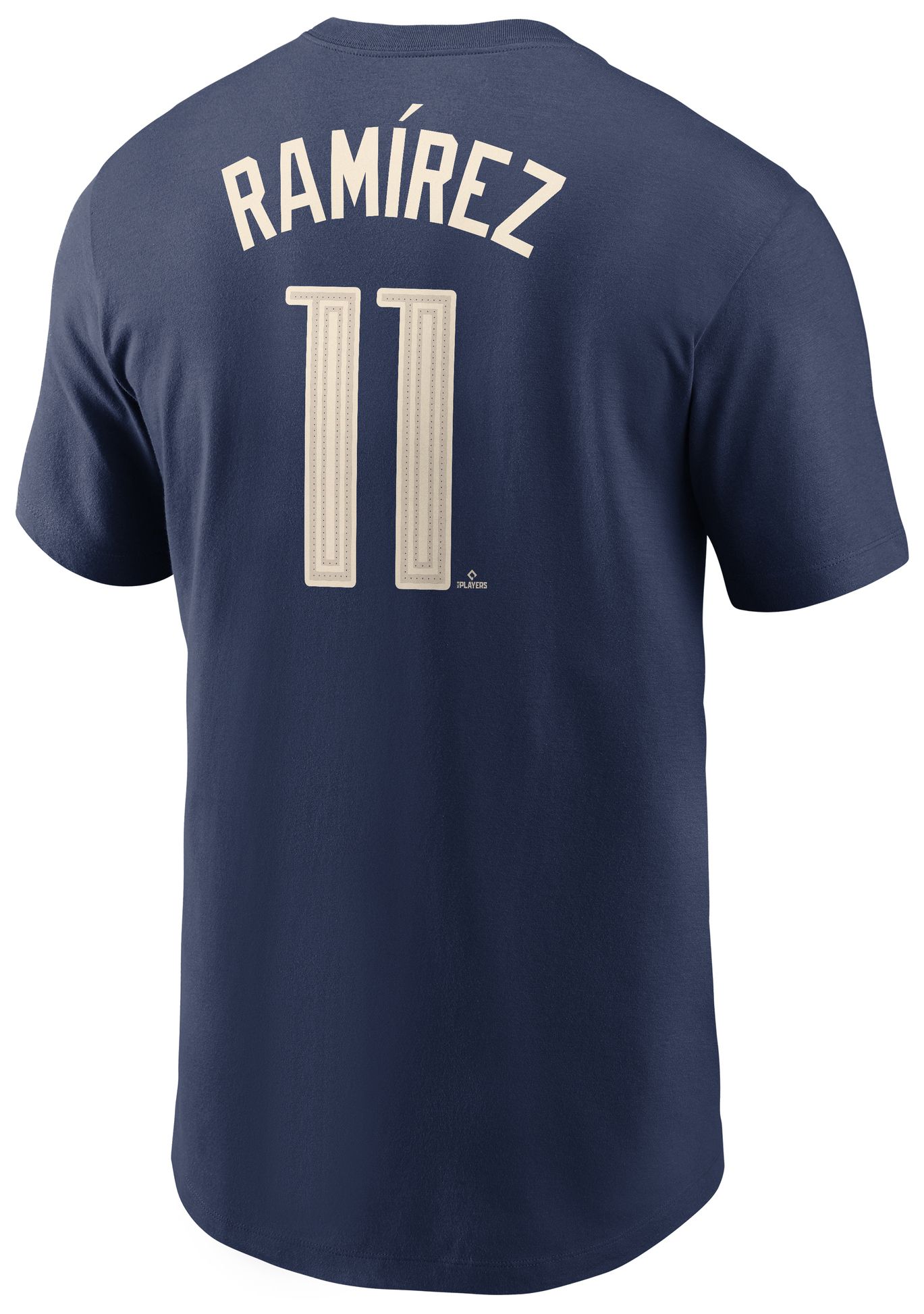 Nike Adult Cleveland Guardians Jose Ramirez #11 Navy T-Shirt product image