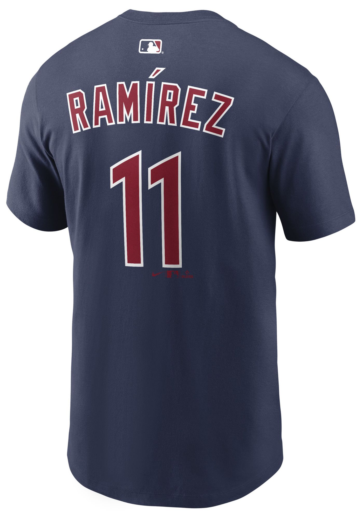 Nike Men's Cleveland Guardians José Ramírez #11 Navy Alternate T-Shirt product image