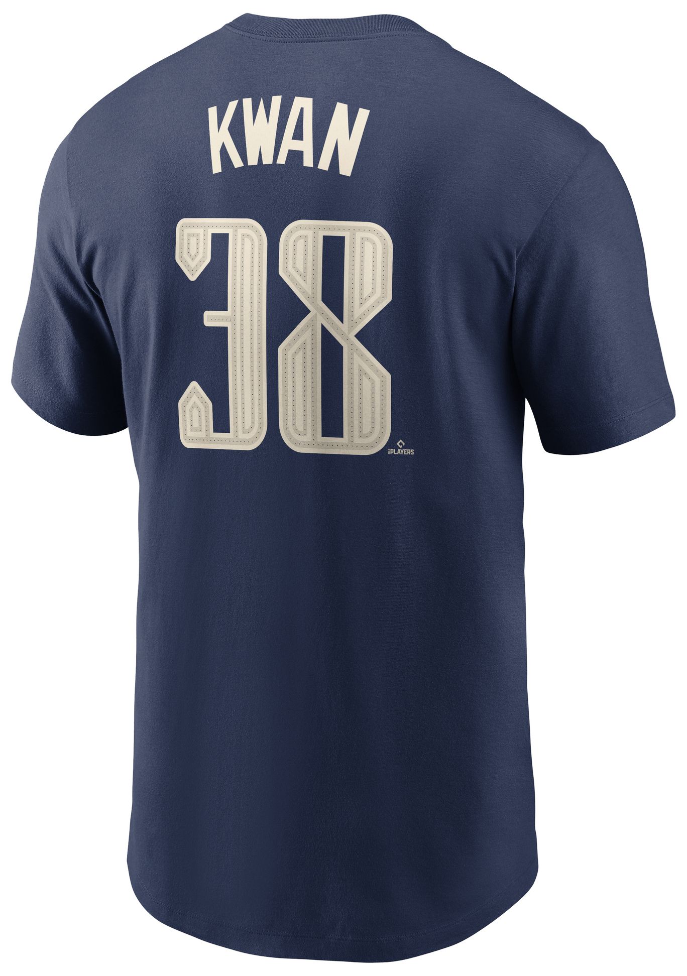 Nike Men's Cleveland Guardians Steven Kwan #38 Navy T-Shirt product image