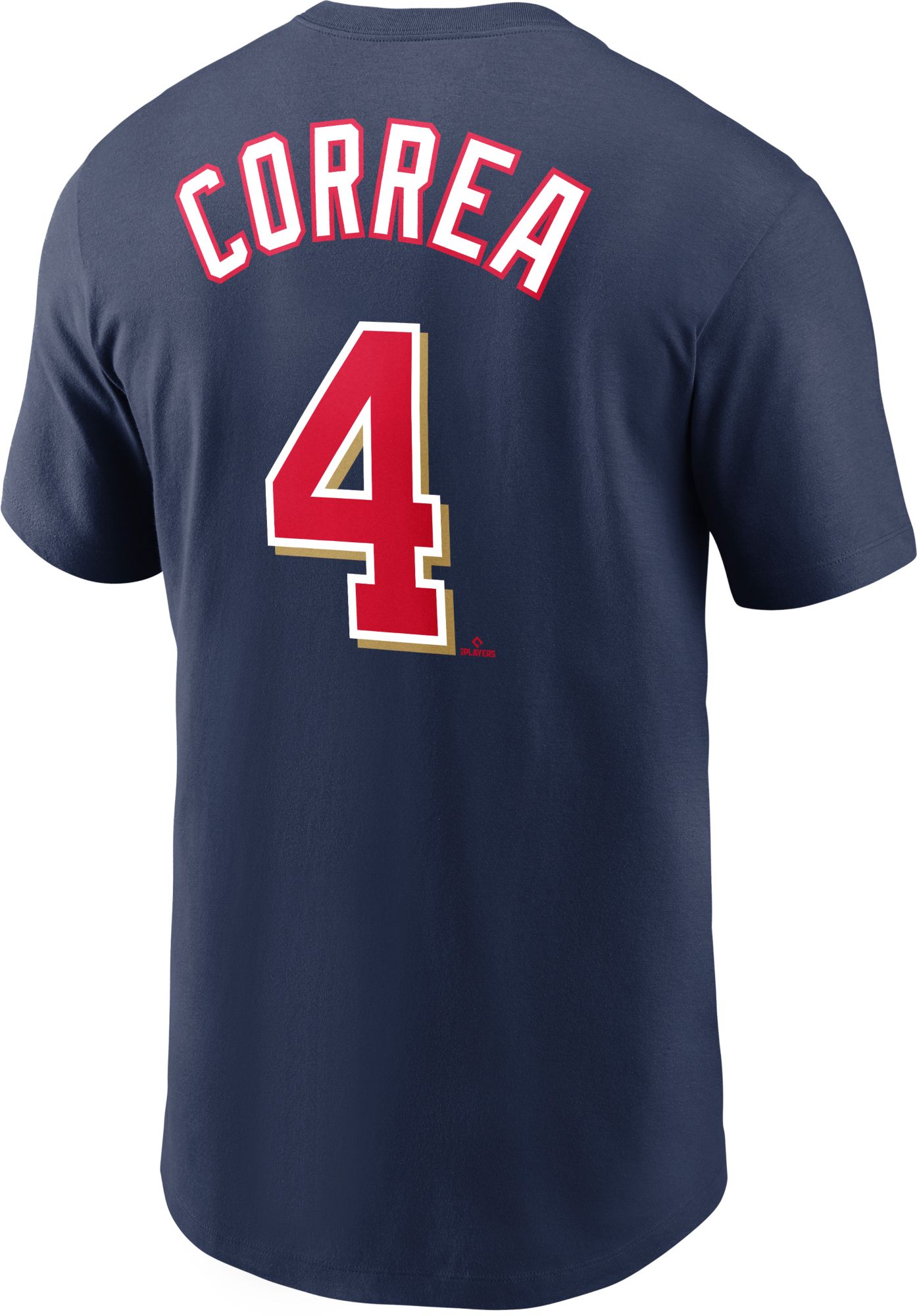 Nike Men's Minnesota Twins Carlos Correa #4 Navy T-Shirt product image