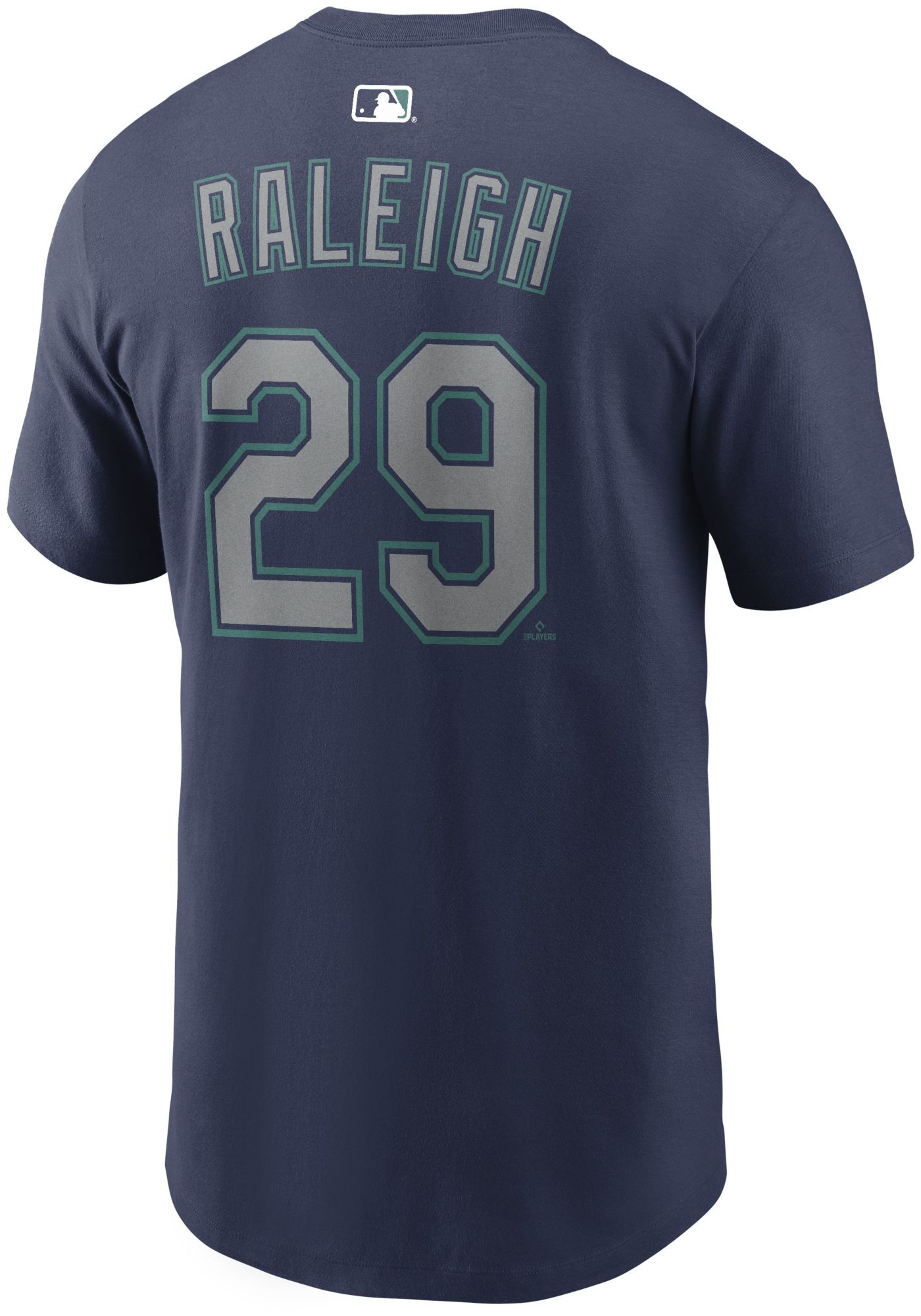 Nike Men's Seattle Mariners Cal Raleigh #29 Navy Home T-Shirt product image