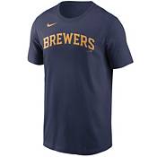 Nike Men's Milwaukee Brewers Brandon Woodruff #53 Navy T-Shirt product image