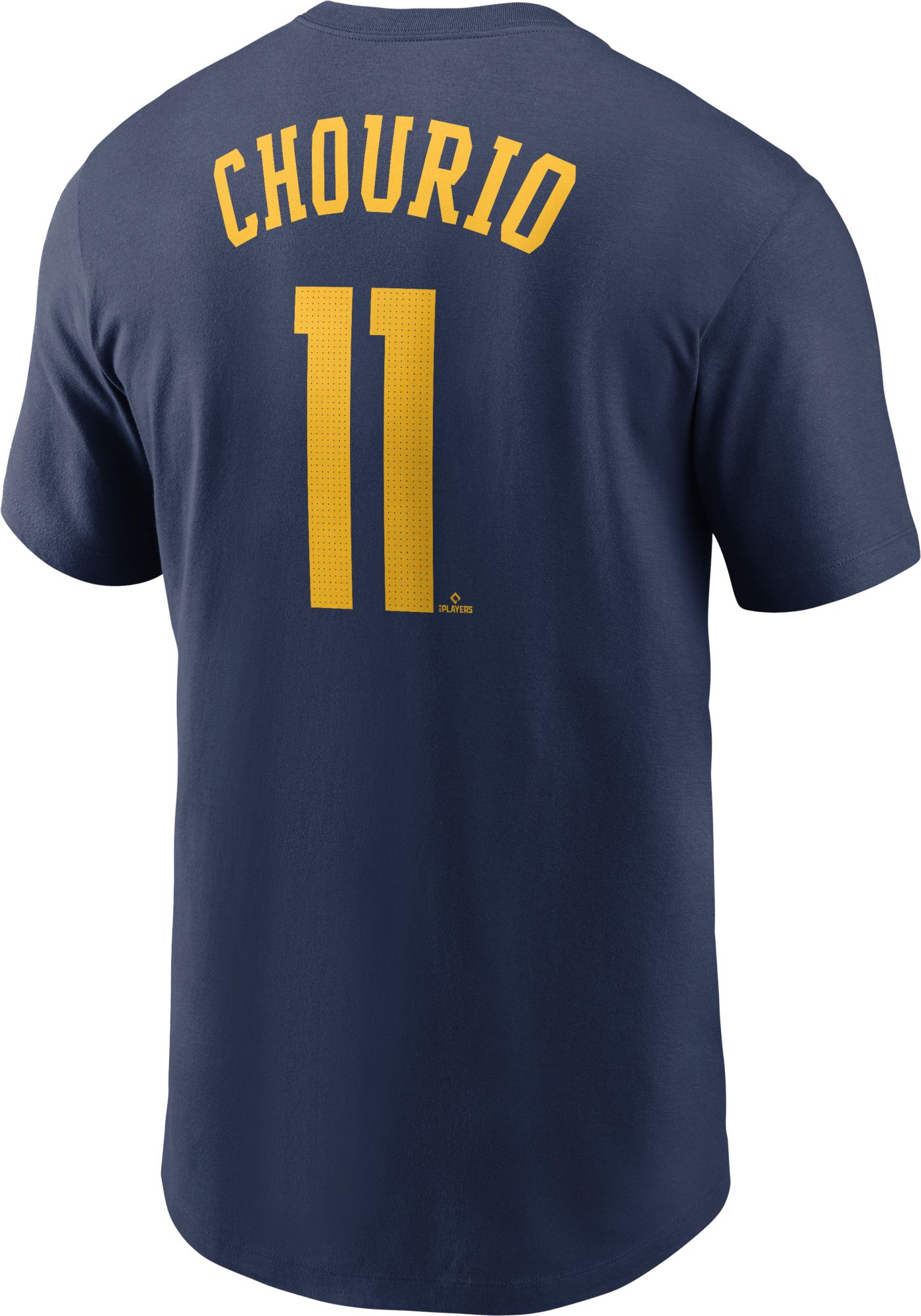 Nike Men's Milwaukee Brewers Jackson Chourio #11 Navy T-Shirt product image
