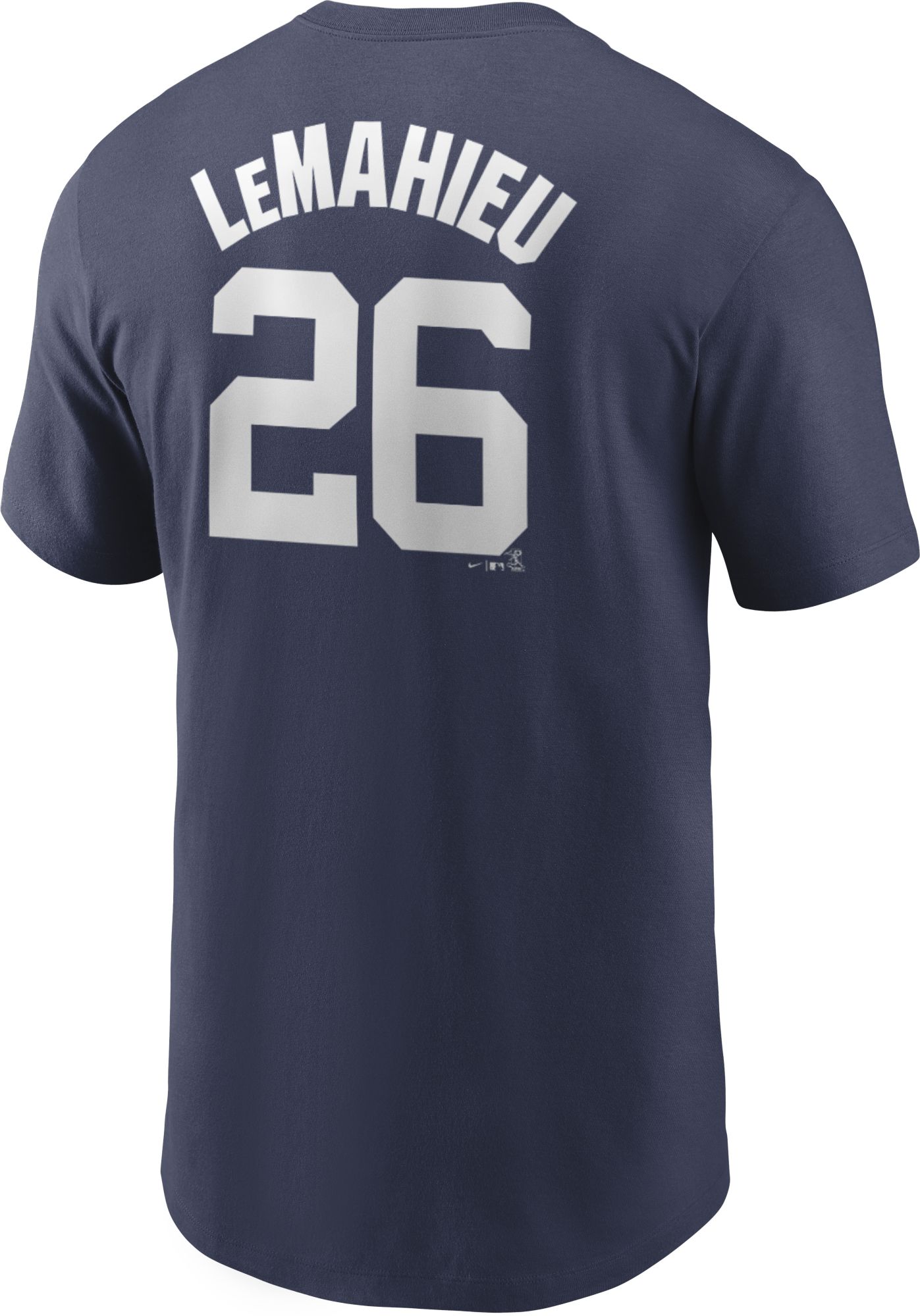 Nike Men's New York Yankees DJ LeMahieu #26 Navy T-Shirt