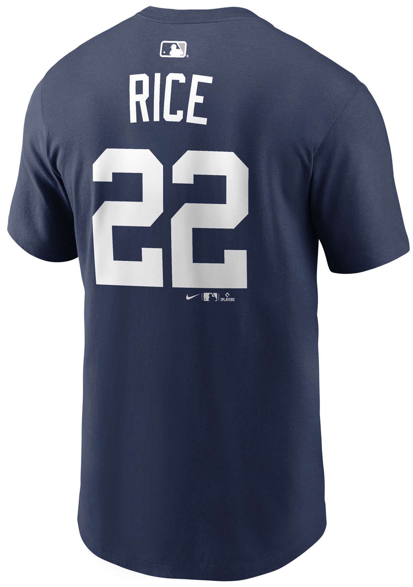 Nike Men's New York Yankees Ben Rice #22 Navy Home T-Shirt product image
