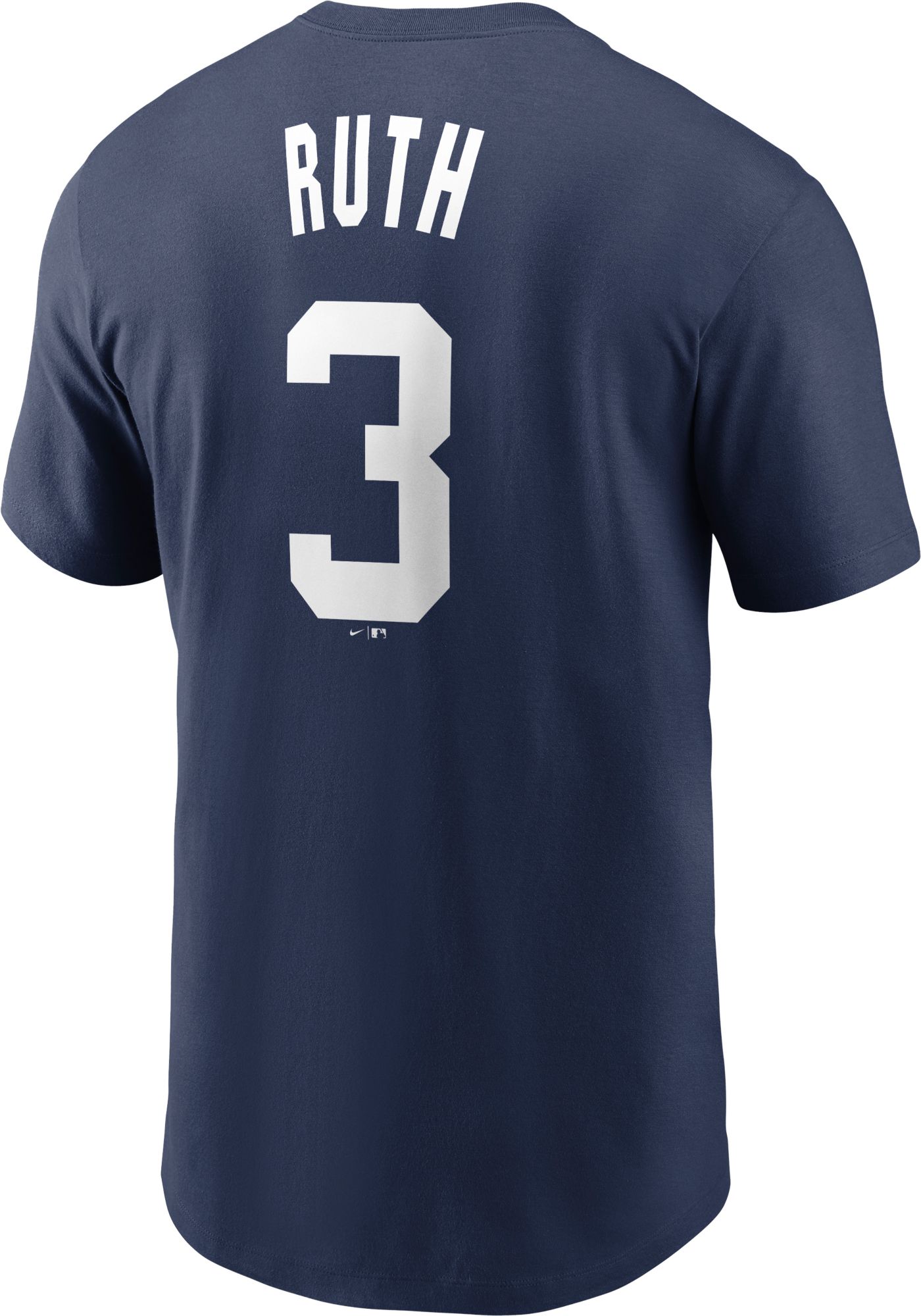 Nike Men's New York Yankees Cooperstown Navy Babe Ruth #3 T-Shirt product image