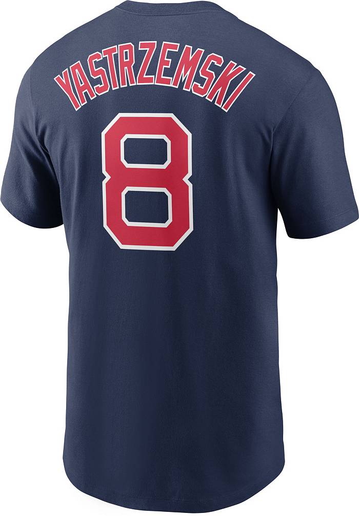 Nike Men's Boston Red Sox Carl Yastrzemski #8 Navy T-Shirt