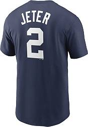 Nike Men's New York Yankees Derek Jeter #2 Navy T-Shirt | Dick's ...