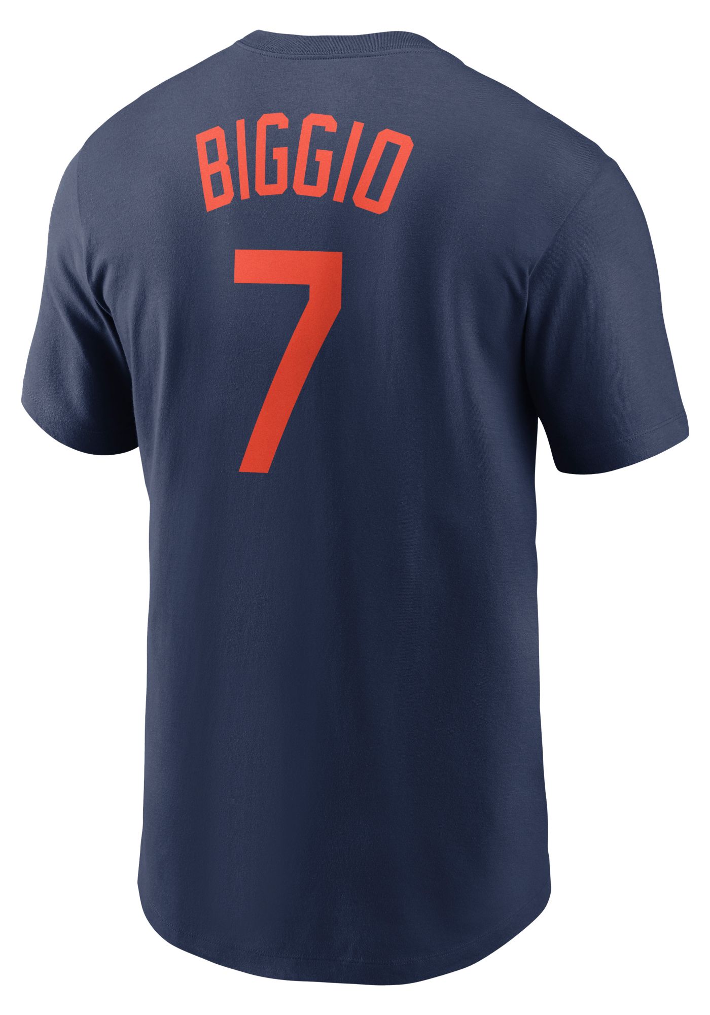 Nike Men's Houston Astros Craig Biggio #7 Navy Cooperstown T-Shirt product image