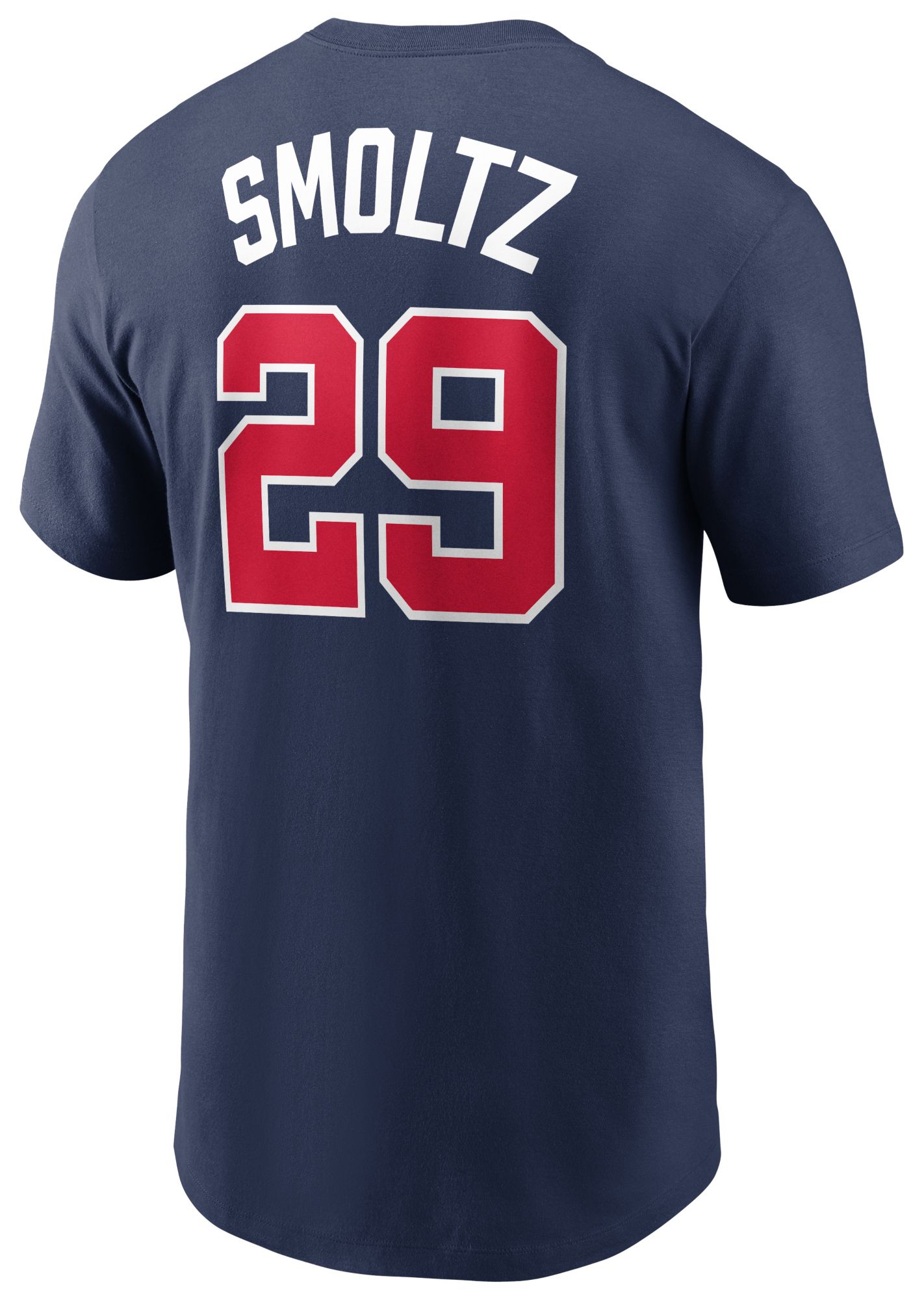 Nike Men's Atlanta Braves John Smoltz #29 Navy T-Shirt