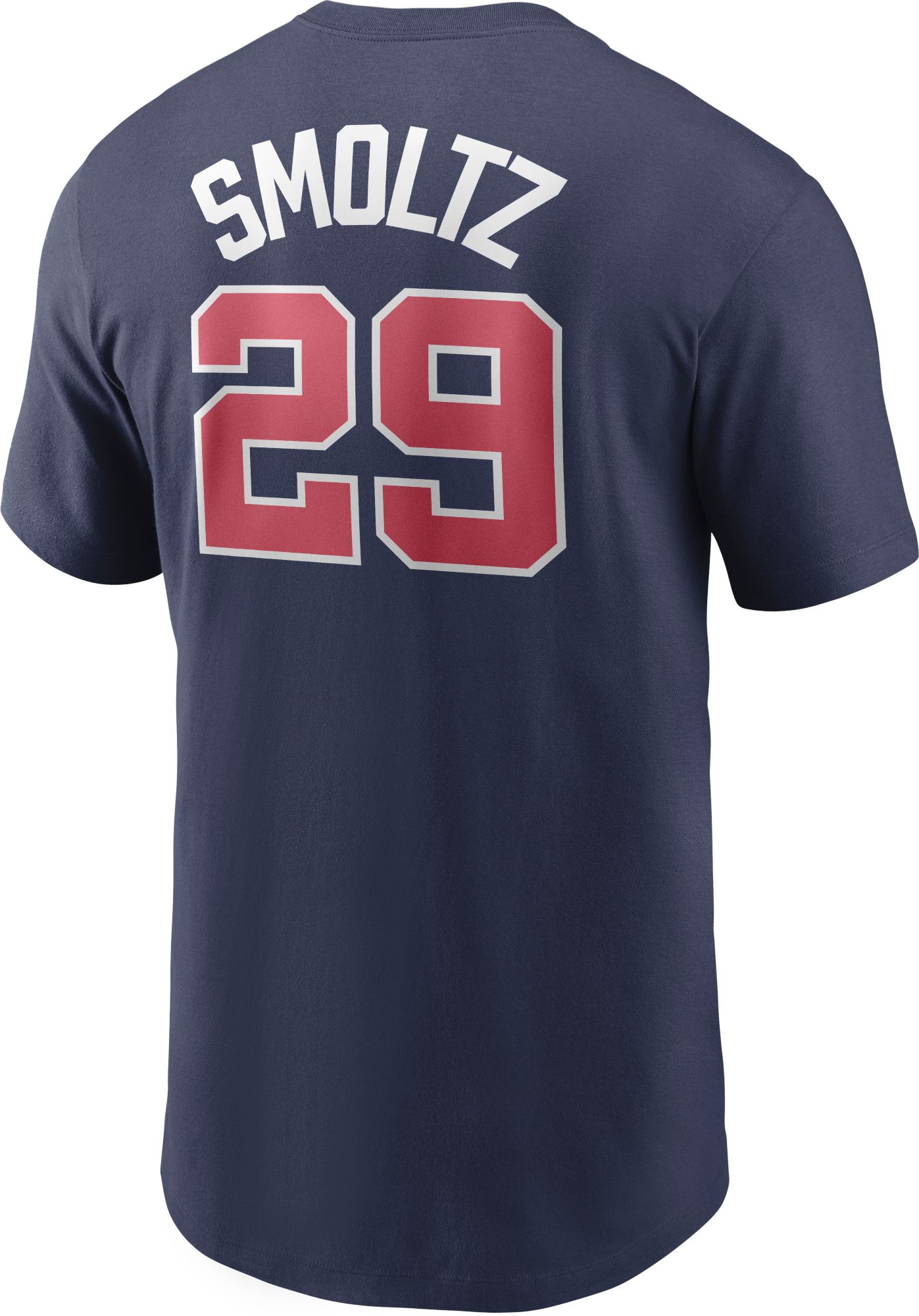 Nike Men's Atlanta Braves John Smoltz #29 Navy T-Shirt product image