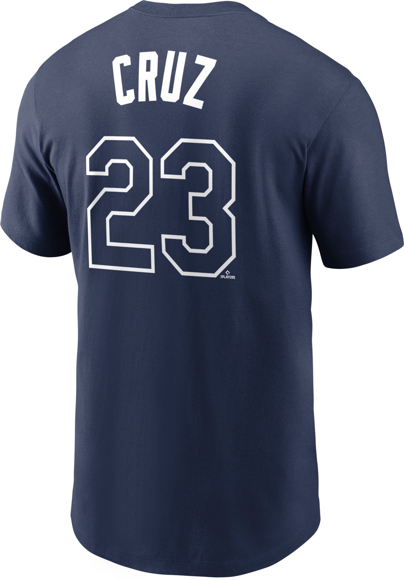 Nike Men's Tampa Bay Rays Nelson Cruz #23 Navy T-Shirt product image