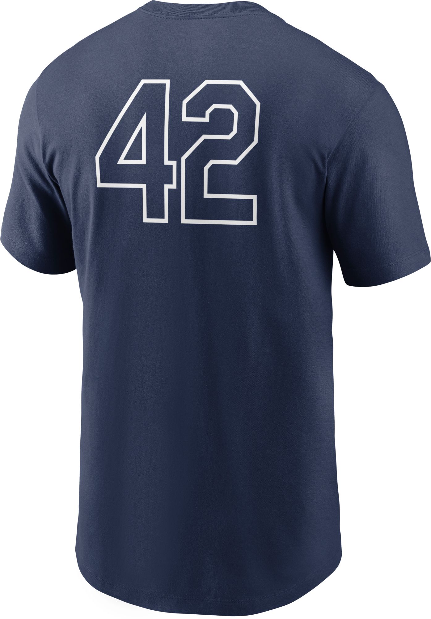 Nike Men's Tampa Bay Rays Navy Team 42 T-Shirt product image
