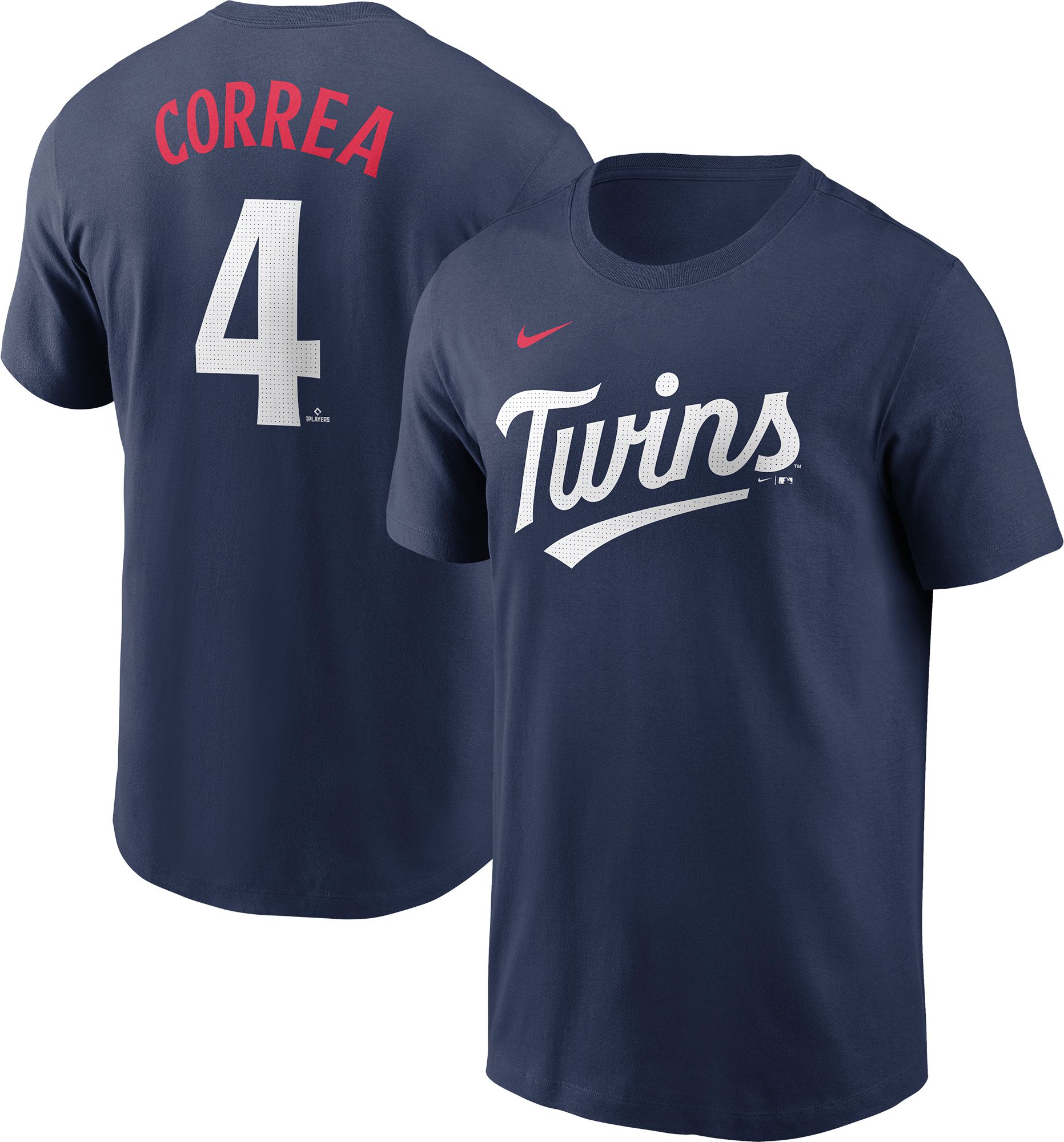 Nike Men's Minnesota Twins Carlos Correa #4 Navy T-Shirt product image