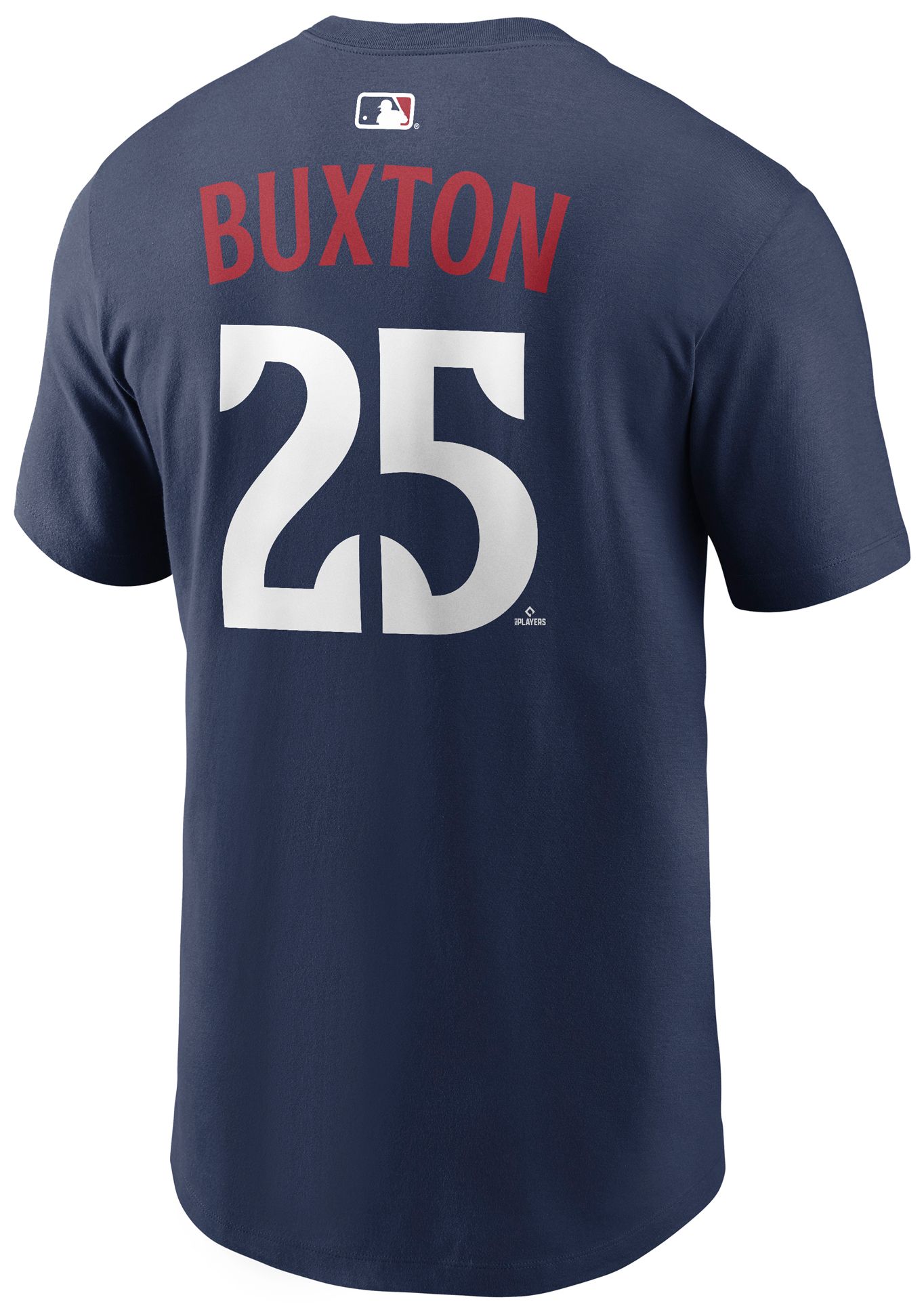 Nike Men's Minnesota Twins Byron Buxton #25 Navy Home T-Shirt product image