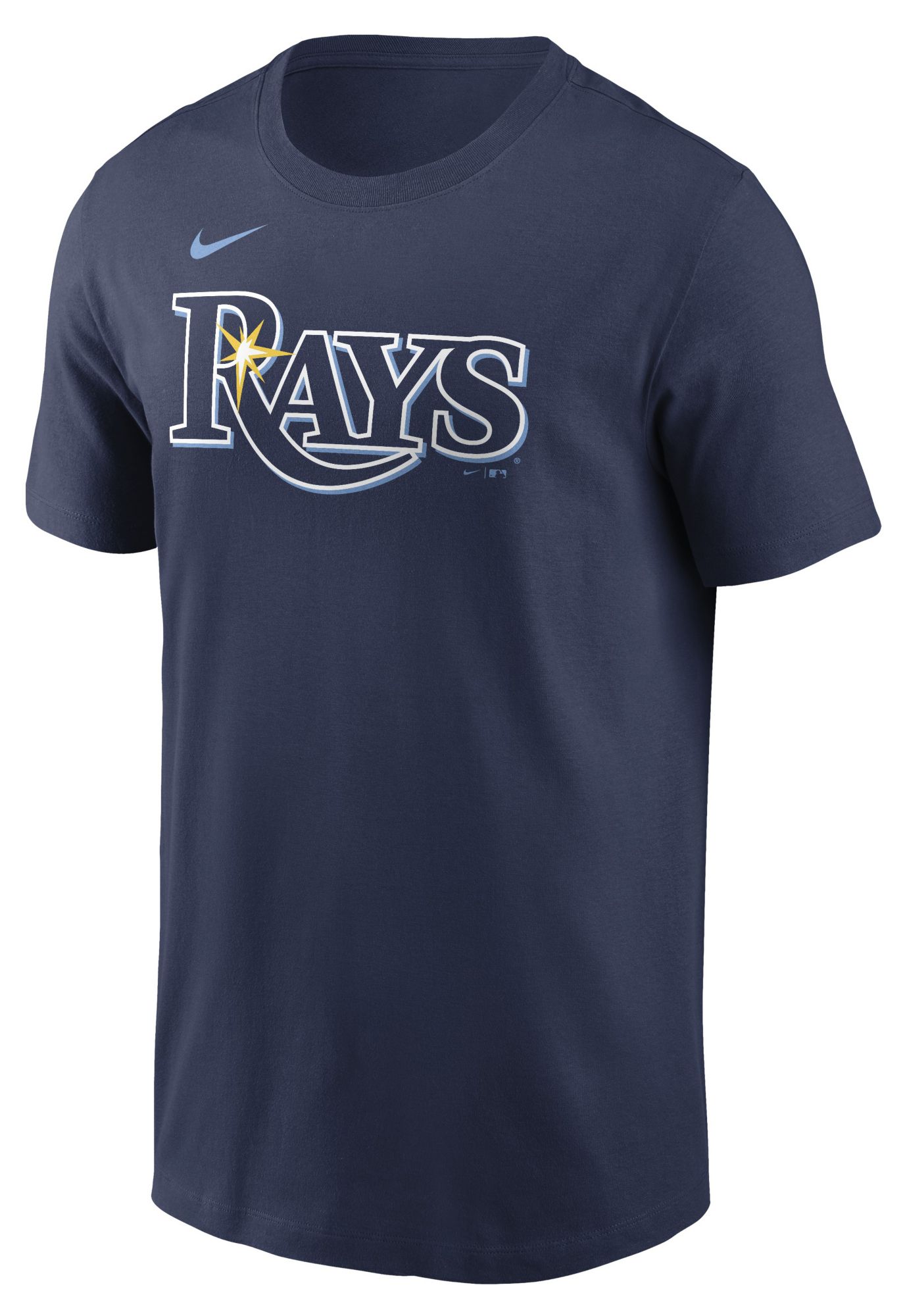 Nike Men's Tampa Bay Rays Navy Johnathan Aranada #8 Home T-Shirt product image