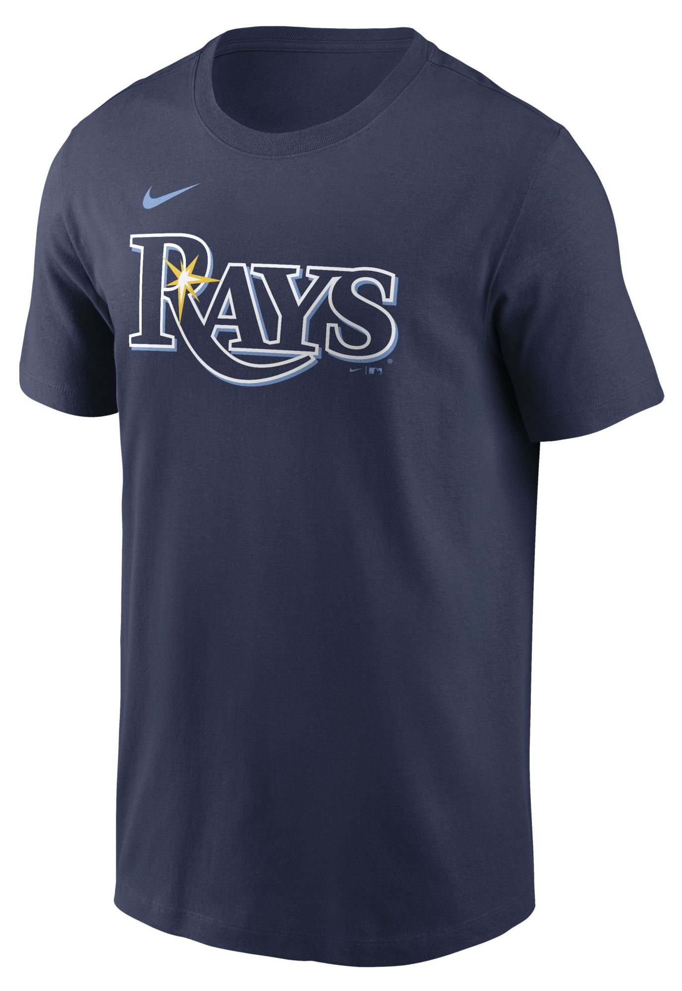 Nike Men's Tampa Bay Rays Navy Junior Caminero #13 Home T-Shirt product image