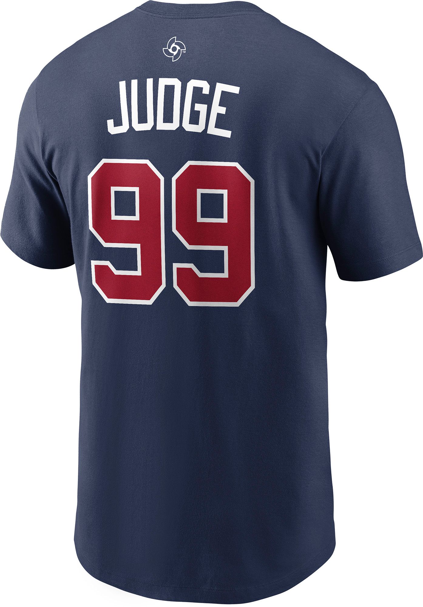 Nike Men's World Baseball Classic 2026 USA Navy Aaron Judge #99 Name and Number T-Shirt product image
